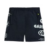 Blue Nylon Shorts Side Print