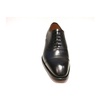 Classic Black Box Calf Shoe with Toe Stitching