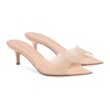 Pink Patent Leather Stiletto Sandals