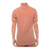 Pink Cotton Polo Shirt with Three Buttons