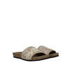 Leather Flats with Bead Embellishment