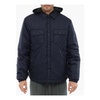 Blue Padded Jacket Zip Closure Logo