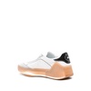 White Shell Panel Sneakers