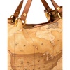 Classic Geo Print Handbag with Adjustable Strap