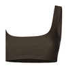 Green Sleeveless Round Neck Top