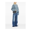 Blue Cotton Sweater with Frayed Detailing