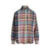 Checkered Madras Linen Shirt