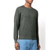 Green Crew Neck Wool Sweater