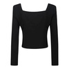 Elegant Square Neck Sweater