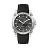 Precisionist Black Leather Strap Watch