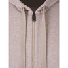 Cotton Blend Hoodie with Zip Fastening