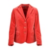 Front Button Closure Back Slit Blazer