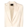 White Button Front Blazer Women