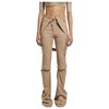 Flannel Multipocket Flare Pants