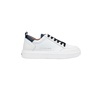 White and Blue Sneakers