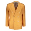 Silk and wool peak lapel jacket