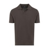 Brown T-Shirt with Silk Blend