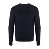 Blue Cashmere Crew-Neck Sweater