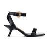 Black Naplack Sandal - Fiona Model