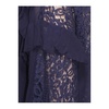 Indigo Lace Sleeve Top