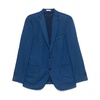 Blue Buttoned Jacket with Pockets