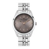 Gray Stainless Steel Analog Quartz Watch