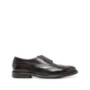 Brown Leather Lace-Up Shoes