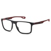 Matte Black Red Eyewear Frames