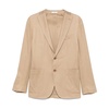 Brown Buttoned Jacket with Pockets