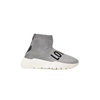 Grey Laced Flat Shoes AW20