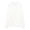 White Satin Textured Shirt