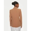 Brown Blazer Jacket Stretch Fabric