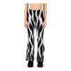 Animal Print Knit Flare Pants