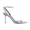 Padlock Pointy Naked 85mm Leather Sandals