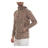 Floral Zip Hooded Sweatshirt