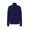 Blue Wool Turtleneck Sweater for Men