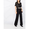 Wide Leg Satin Trousers