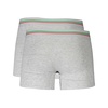 Gray Cotton Boxer Shorts Bi-Pack