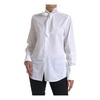 White Cotton Collared Shirt