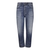 Straight Leg Five Pocket Jeans