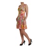 Floral Silk Mini A-line Dress