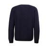 Black Logo Print Wool Sweater