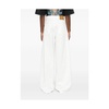 White Button Fly Jeans Classic Style