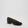 Tabi Ballerina Shoes Black Leather