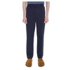 Navy Blue Cotton Elasticated Pants