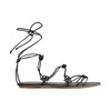 Leather Flat Sandals