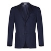 Blue Cashmere-Silk Blazer Outerwear
