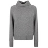 Roll Neck Wool-Cashmere Sweatshirt