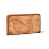 Zip Around Wallet with Geo Classic Print
