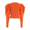 Knitwear with Round-neck and Puff Sleeves
